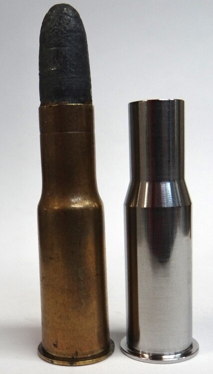 577/450 Martini Henry to 45 Colt Adapter - Stainless Reducer - Free Case&Ship