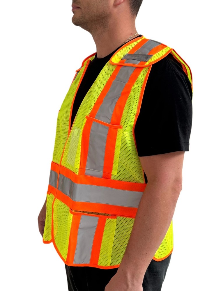Breakaway Vest, 5 Point, Class 2, Adjustable Waist