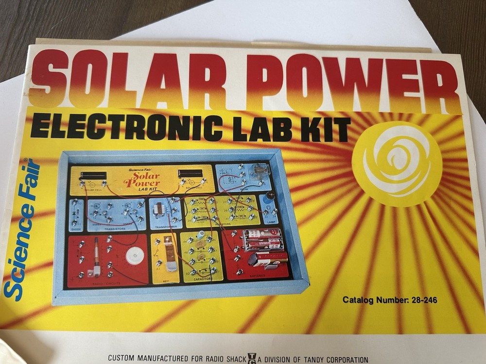 Science Fair Solar Power Electronic Lab Kit