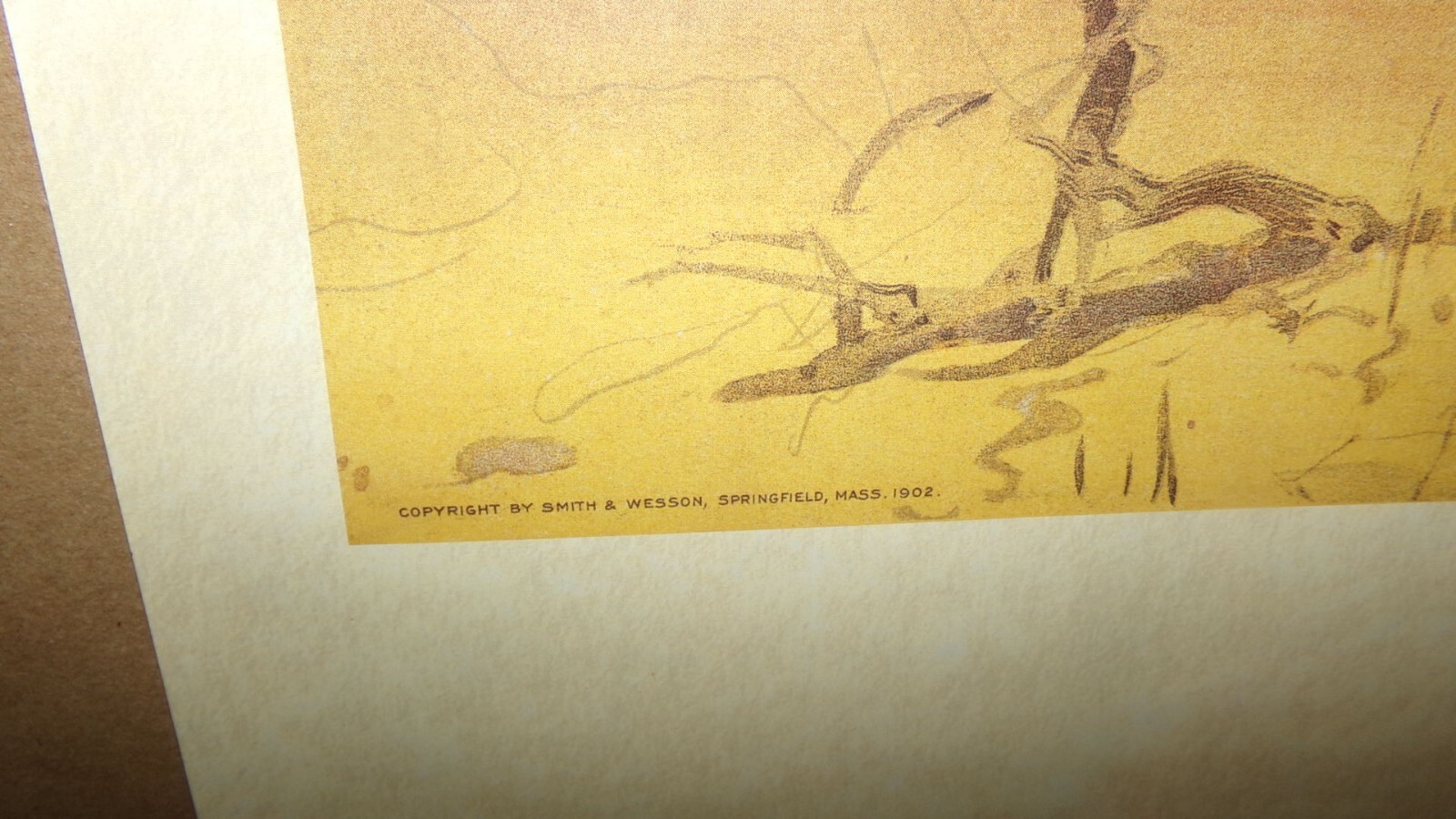 RARE 1980's Smith & Wesson - The Hostiles - Print Poster by Dan Smith 18x24 NOS