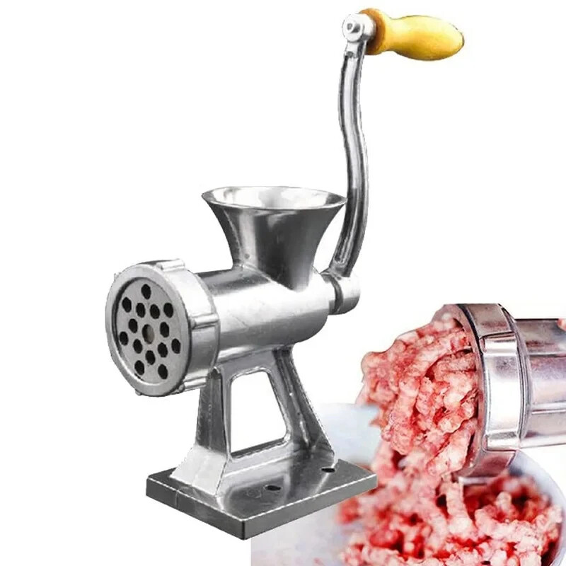 Heavy Duty Meat Grinder Mincer Stuffer Manual Sausage Filler Sauce Maker Machine