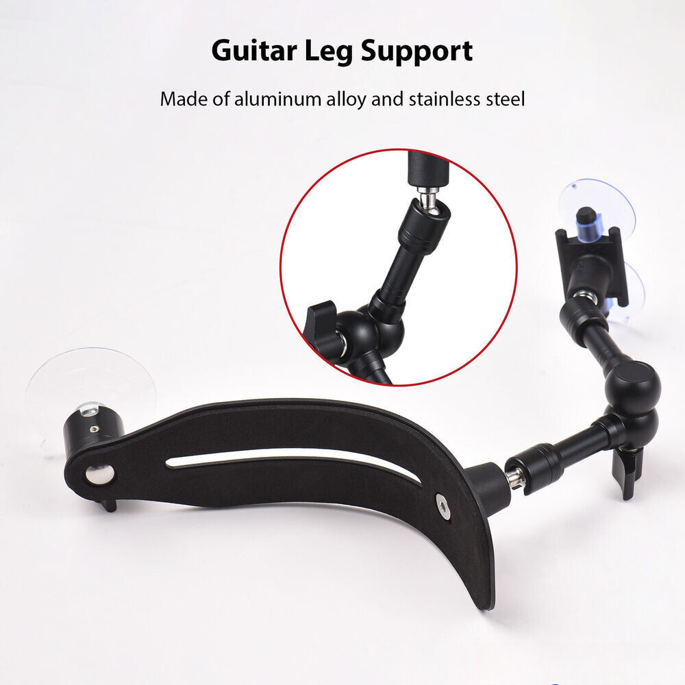 Guitar Support Rest - Professional Suction Cup Leg Bracket Mount