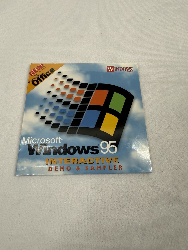 Microsoft Windows 95 Interactive Demo Sampler Sealed