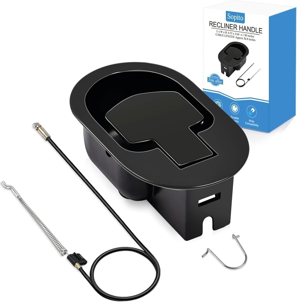 Mango reclinable con cable para sofá reclinable, tirador universal totalmente.