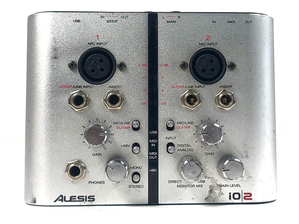 Alesis iO2 USB Audio Interface (C2018-435)