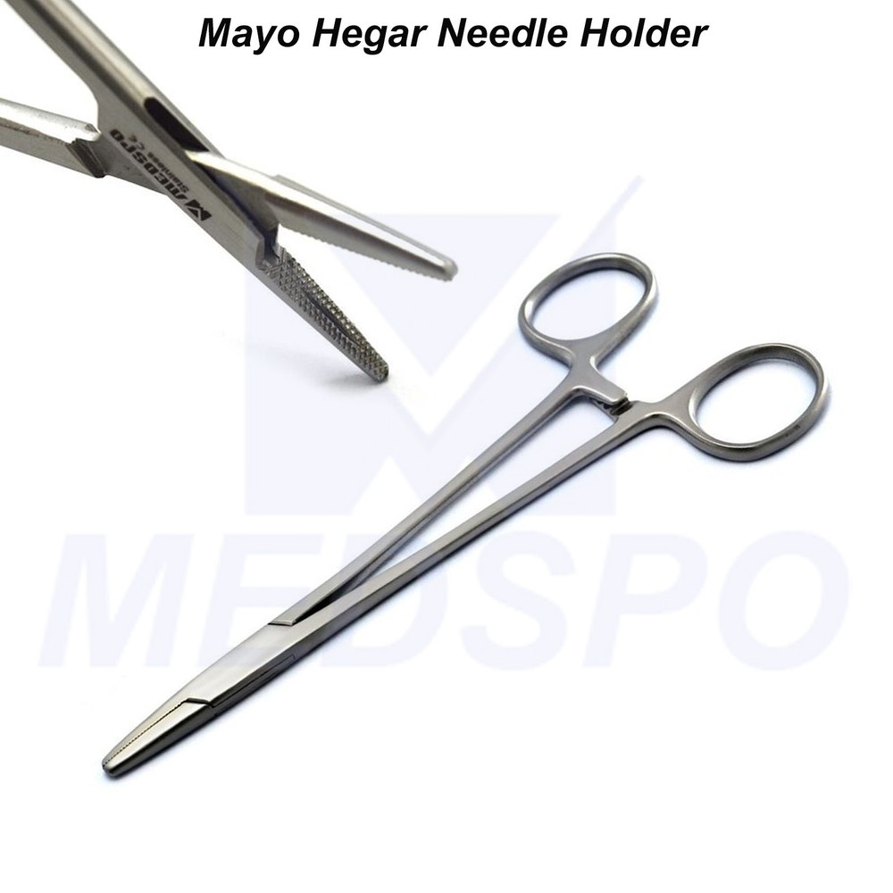 Surgical Veterinary Kit Surgical Suture Needle Holder Dressing Forceps Scissors