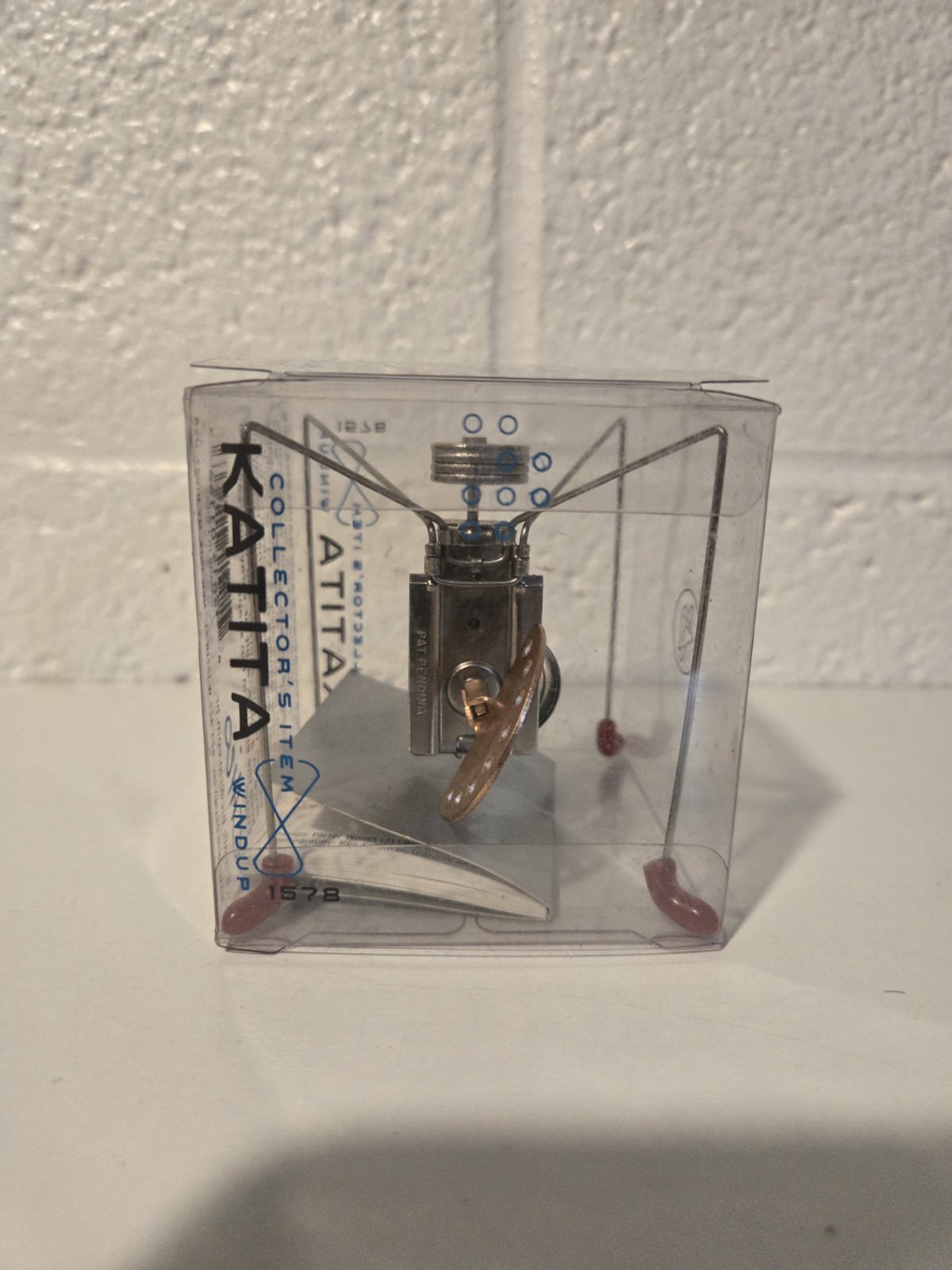 Kikkerland Katita Collectors Item Wind Up Metal Toy New In Box