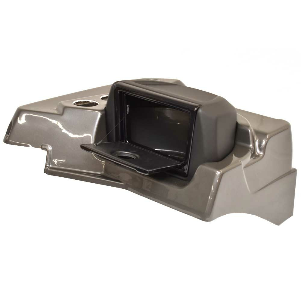 Tracker Boat Dash Console Panel F144334334 | Glove Box Metallic Silver