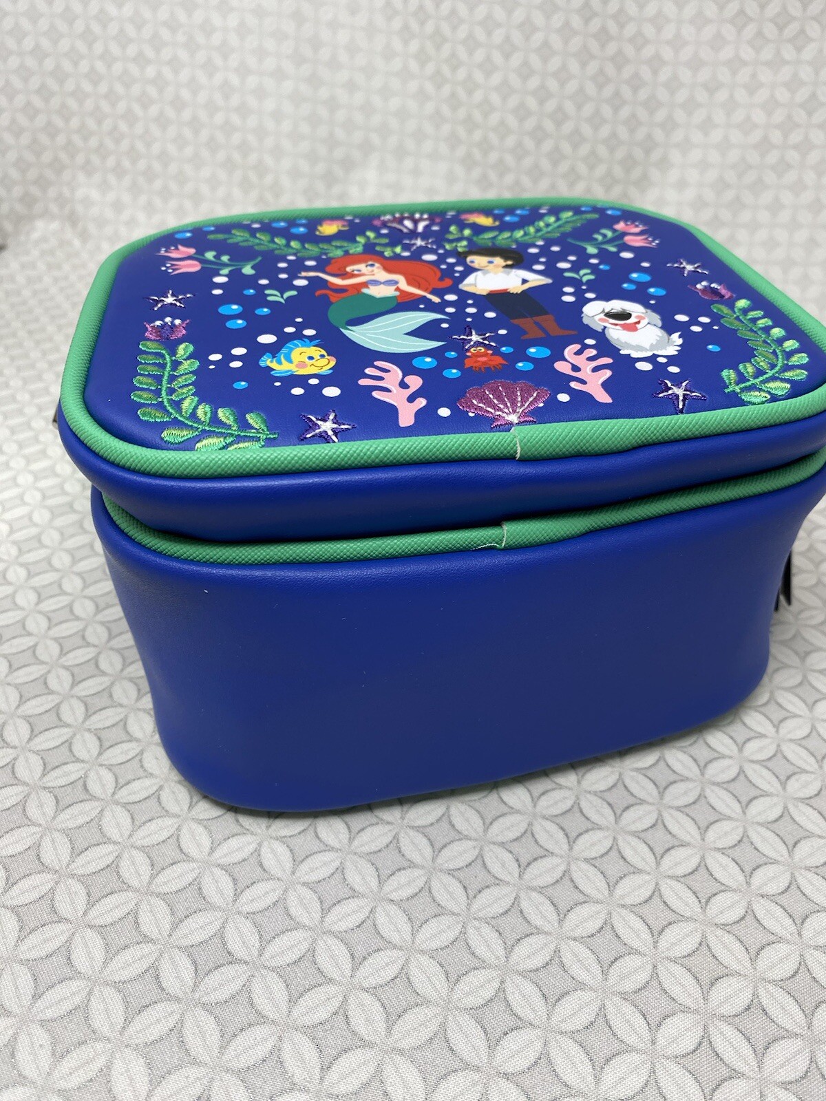 BoxLunch Loungefly Disney The Little Mermaid Ariel & Eric Floral Crossbody Bag