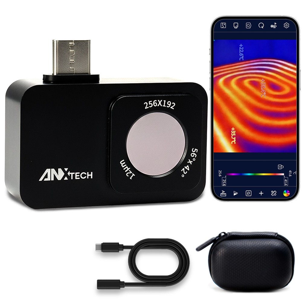 ANXTECH Thermal Camera 512x384 Super IR Resolution Mini Camera for Android