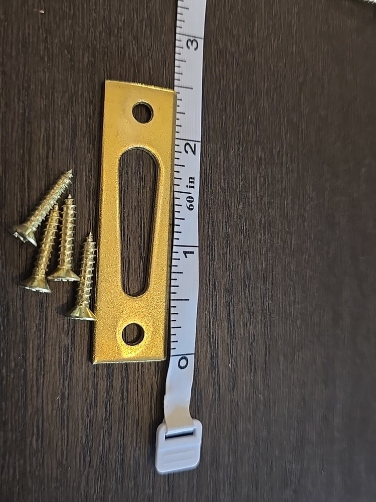 2 In Sash Lock, Brass With Mounting Hardware