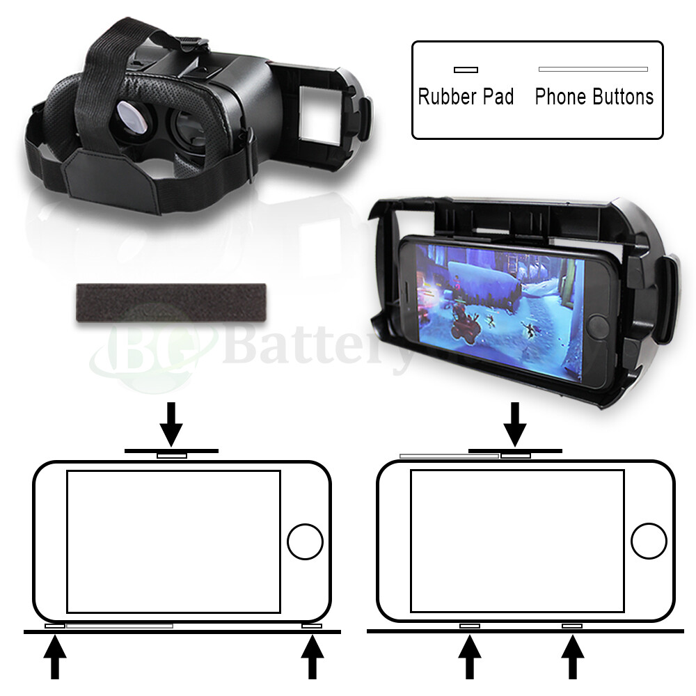 Virtual Reality VR Headset 3D Glasses for Apple iPhone 12 / 12 Mini / 12 Pro /SE