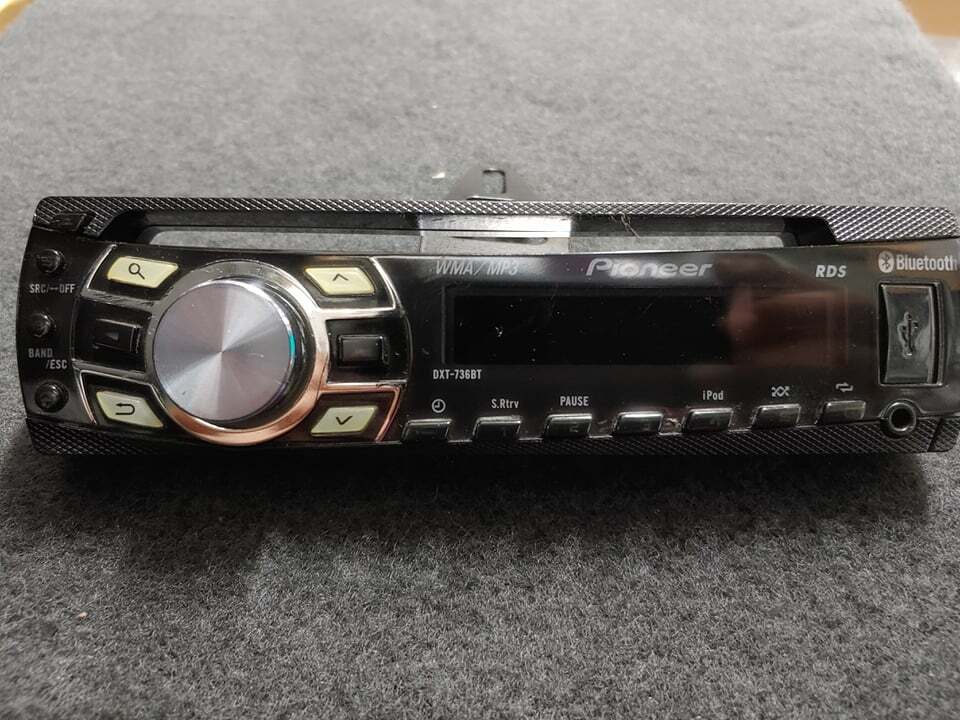 pioneer  dxt-736bt  FACEPLATE tested