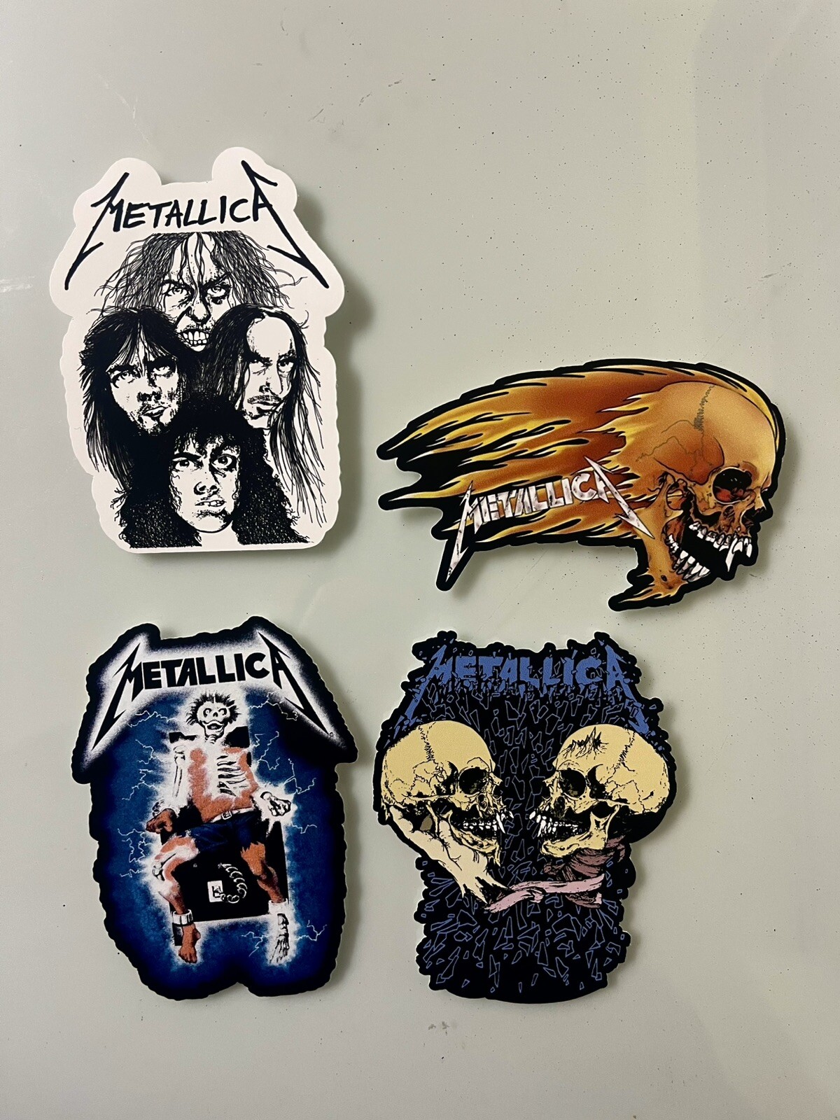 Metallica Sticker Pack - Heavy Metal Stickers , Thrash Metal Stickers