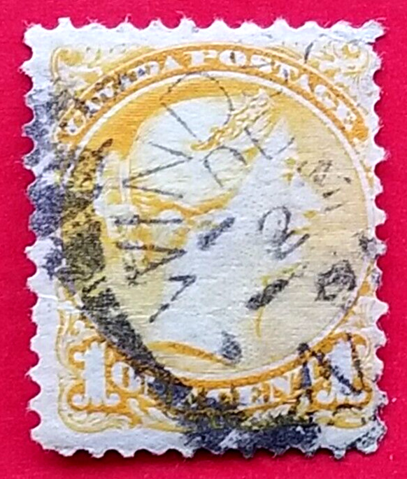 Canada Stamp #35 "Small Queen Issue" Used