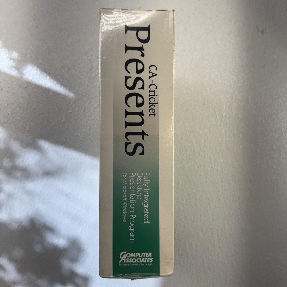 Vintage CA-Cricket Computer Associates Desktop Presentation Program DEMO VERSION