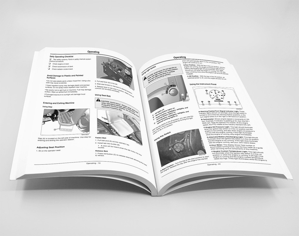 John Deere B Tractor Owners Operators Manual - OMR2005