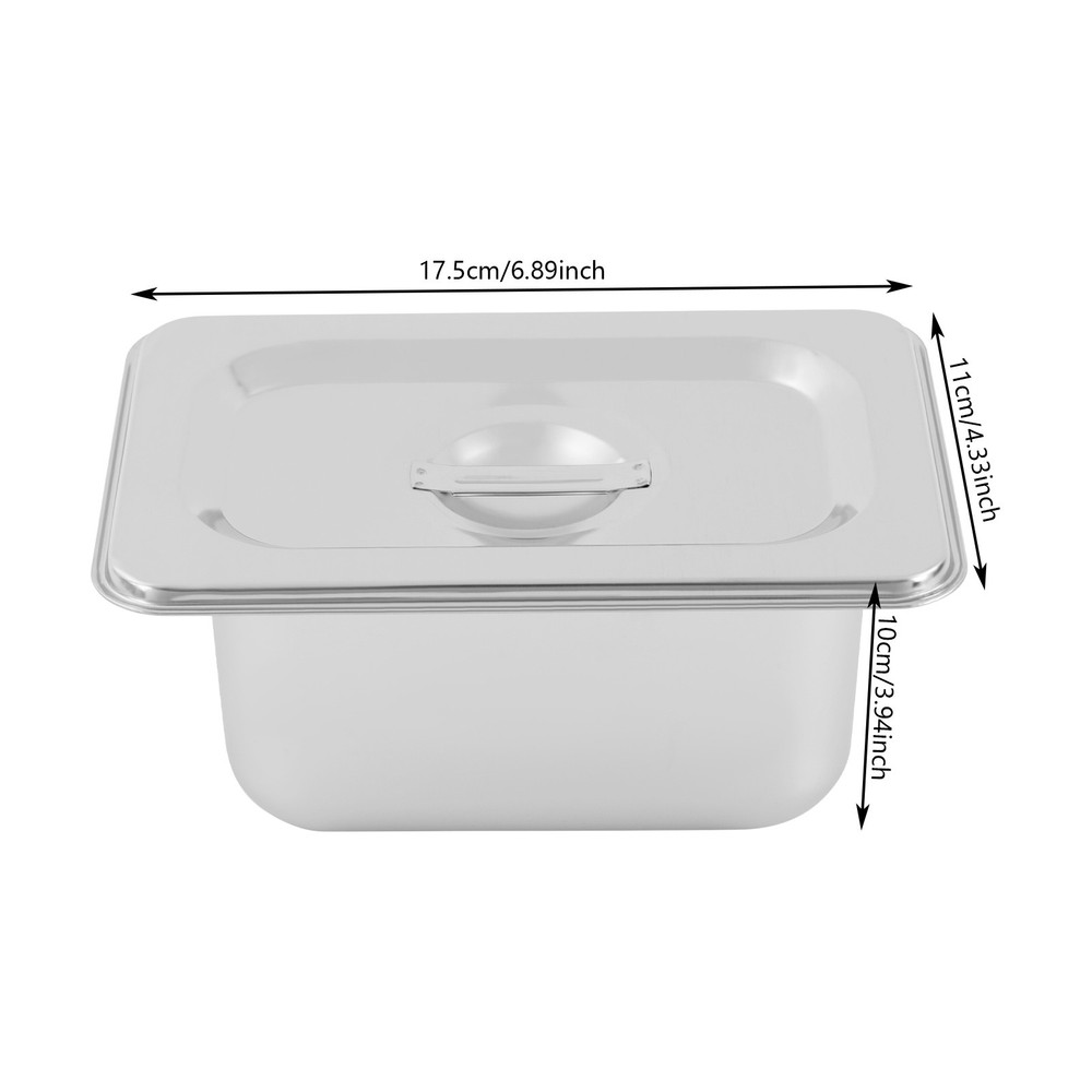 6 pcs Stainless Steel Food Storage Containers with Lids Leakproof, Stackable