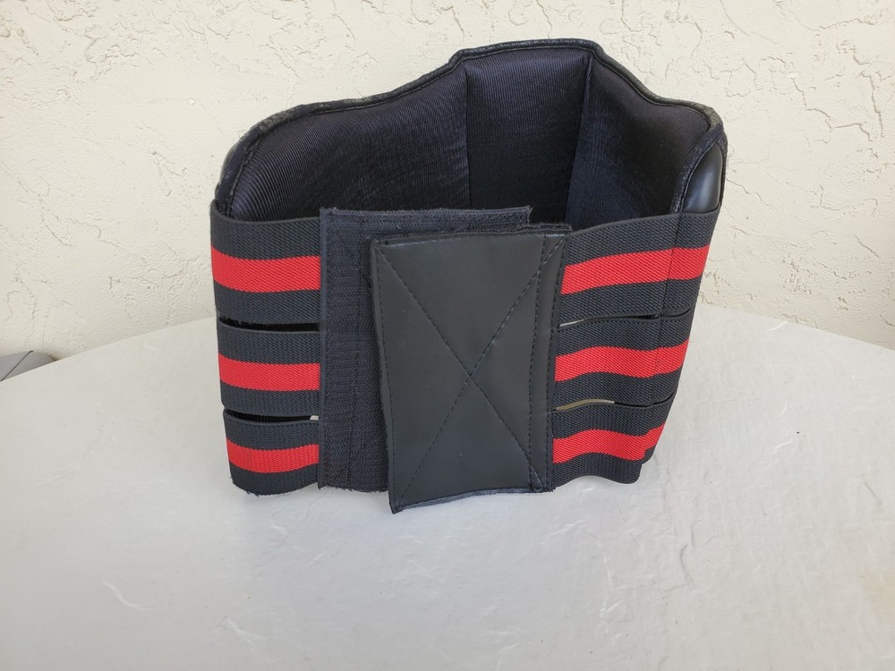 REVGEAR BOXING / MMA TRAINING LEATHER BELLY PAD / PROTECTOR ~ LARGE