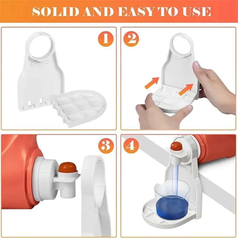 2pcs Laundry Detergent Cup Holder Drip Catcher Trays Liquid Detergent Drip Tray