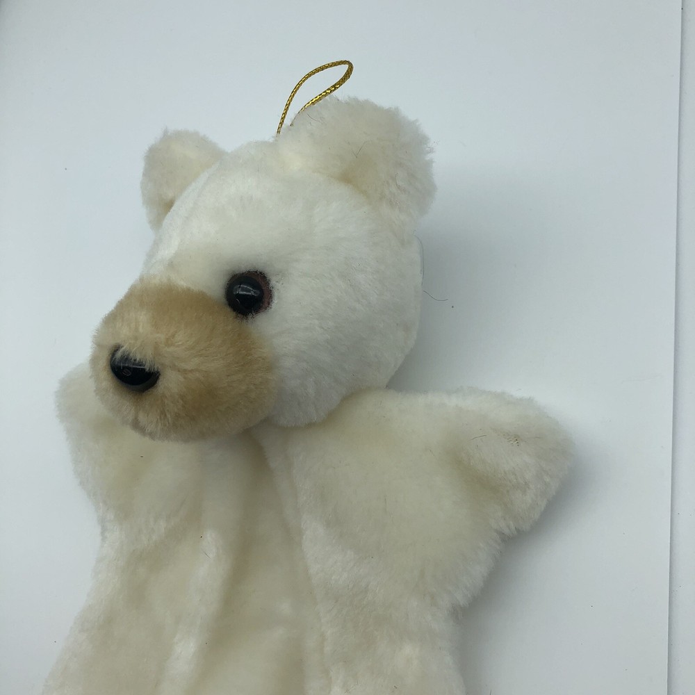Vintage Hand puppet cream teddy bear