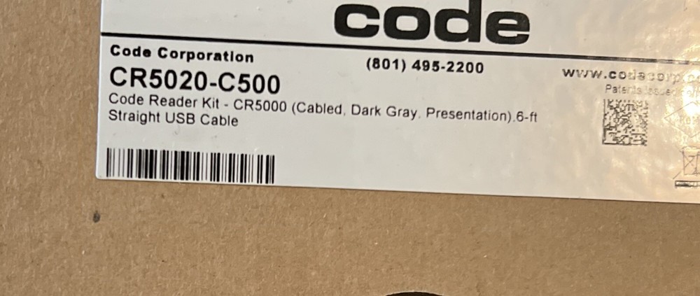 ABC Code CR5020 CR5000 QR-Code Barcode Reader NEW