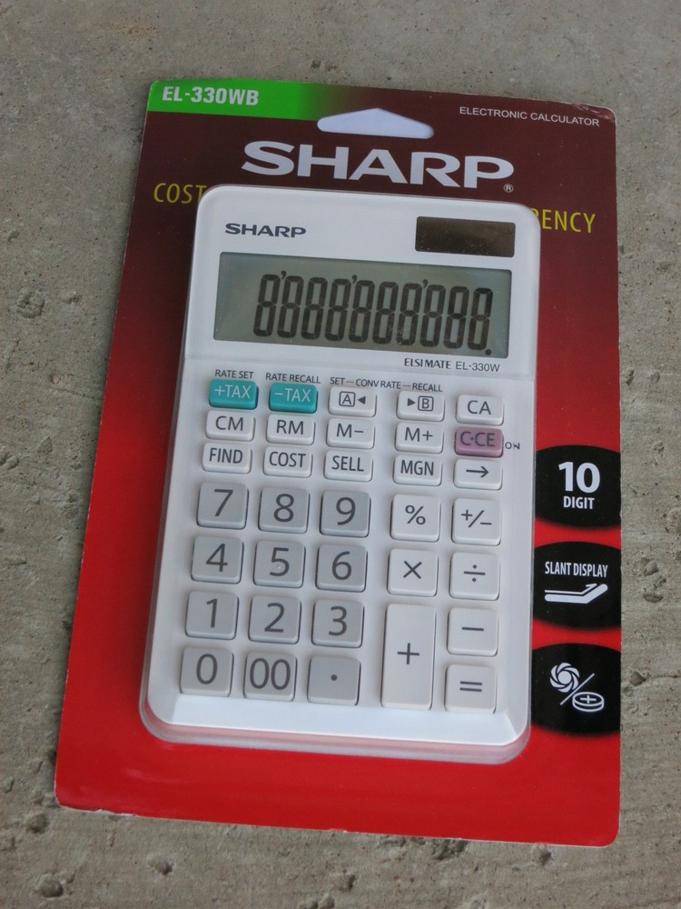 Sharp EL-330WB Calculator