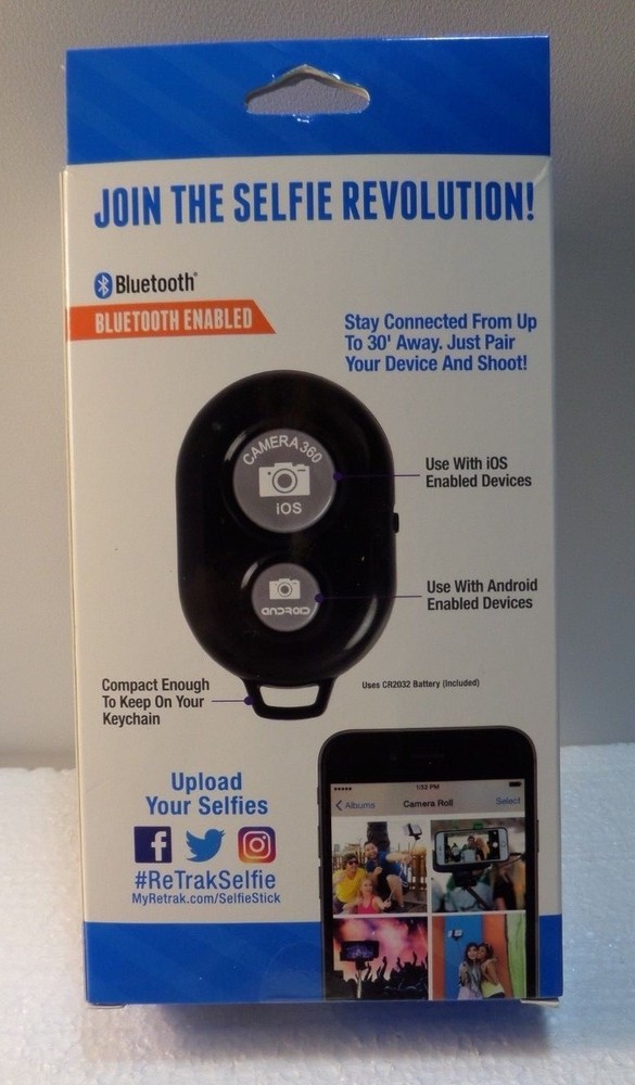 ReTrak Bluetooth Selfie Remote