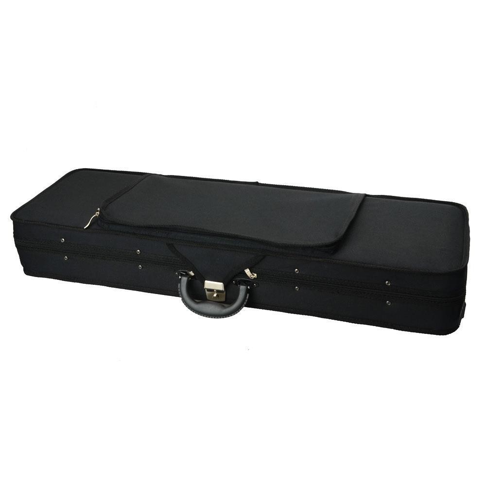 Black Nylon Square Enhanced 4/4 Acoustic Square Violin Case