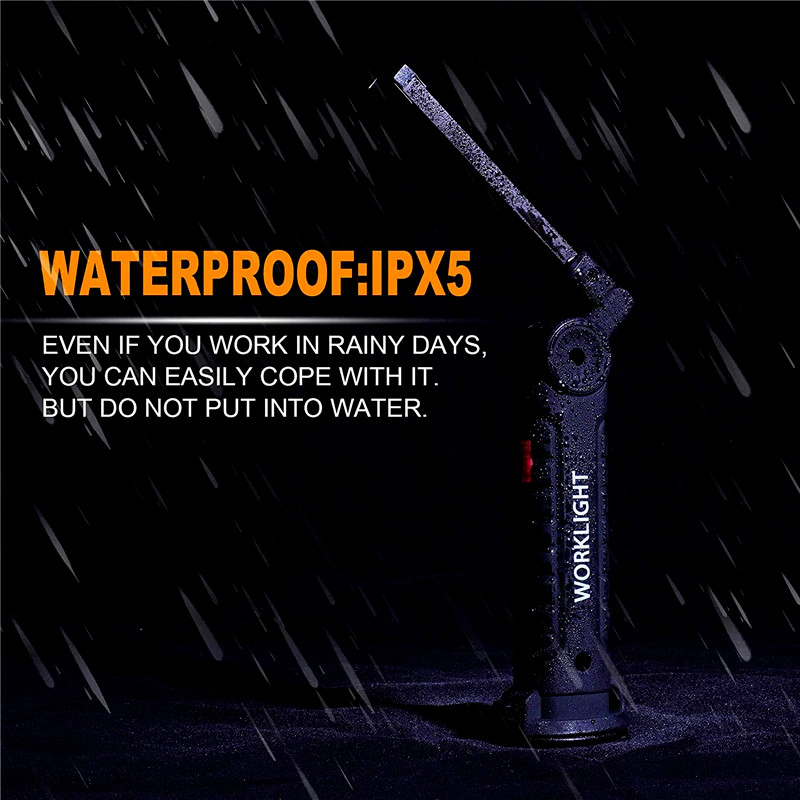 Rechargeable LED COB Work Light Mechanic Flashlight Lamp Bright