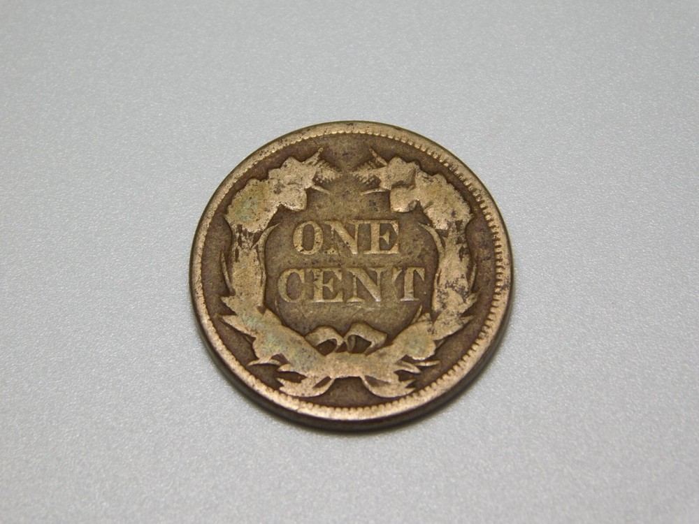 OLD US COIN 1858 FLYING EAGLE ONE CENT