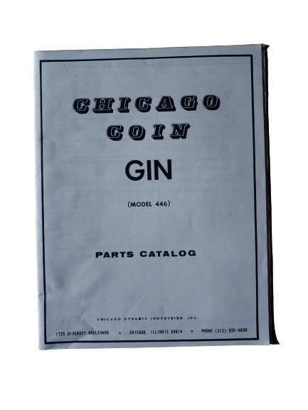 GIN-Chicago Coin (model 446)PARTS CATALOG