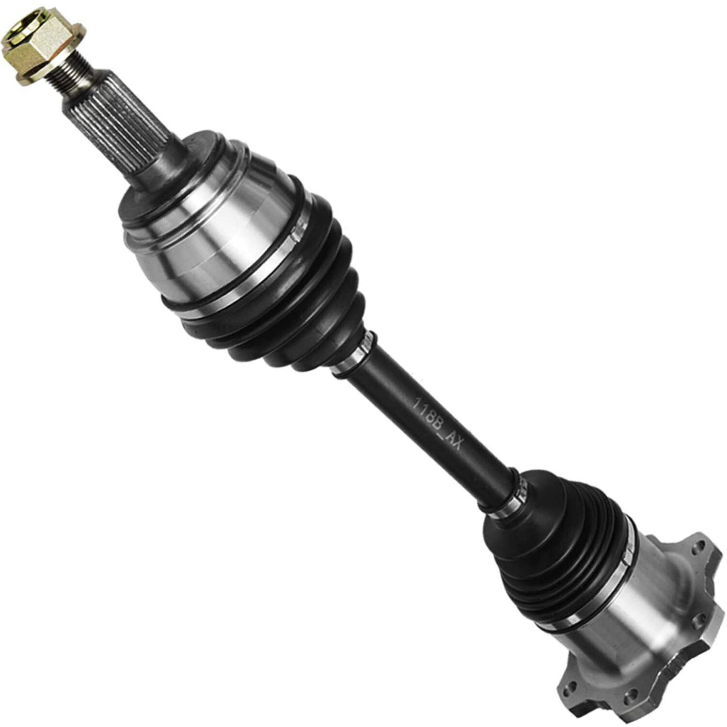 Pair Front CV Axle Shafts for Chevy Silverado GMC Sierra 1500 Tahoe Yukon 6-Lug