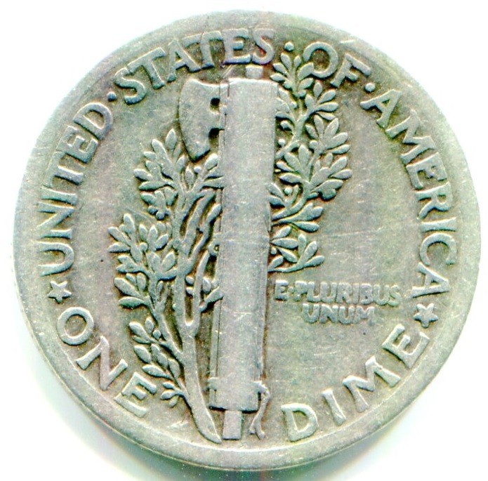 1924 SILVER MERCURY DIME !!