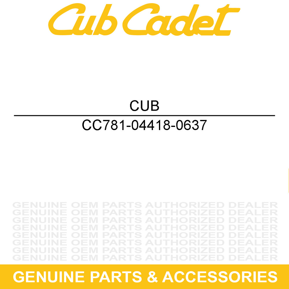 CUB CADET 781-04418-0637 Valve Bracket LS25CC LS27CC LS33CC Log Splitters