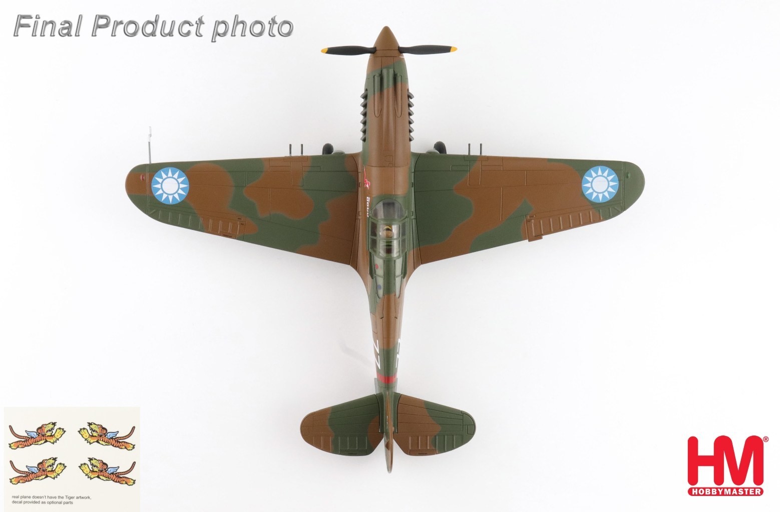 Hobby Master 1/48 P-40B Warhawk AVG Flying Tigers 3rd PS Hell's Angels HA9207