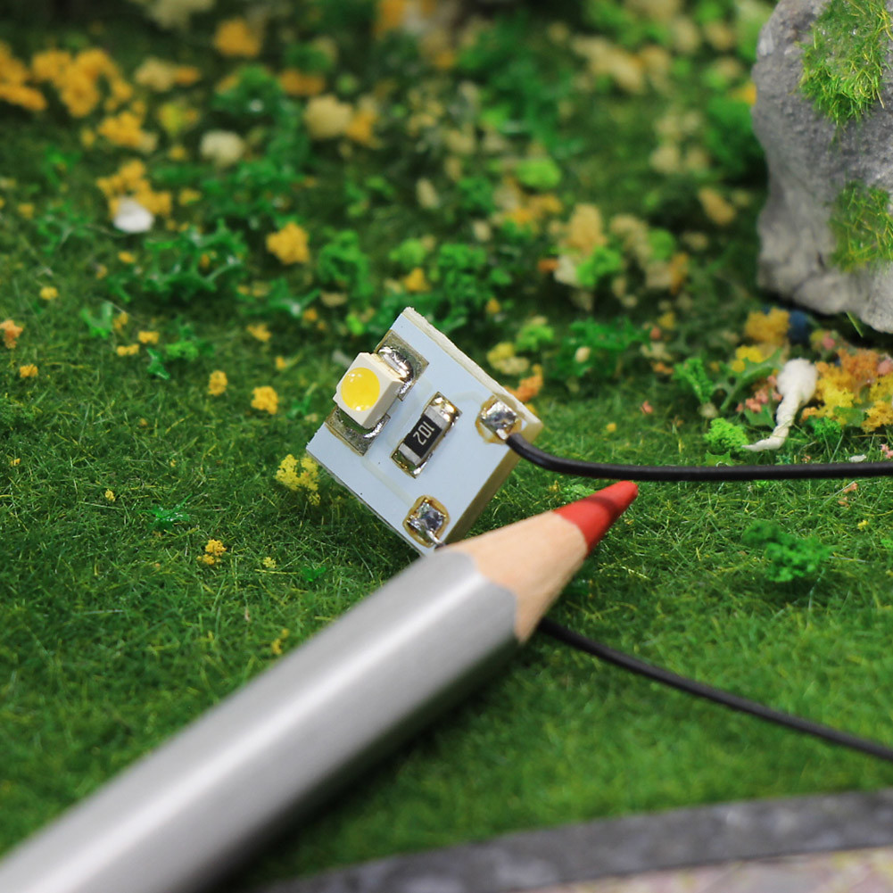 DD00WM 20pcs Pre-wired Warm White SMD 3528 LED Lamp Light Set 12V