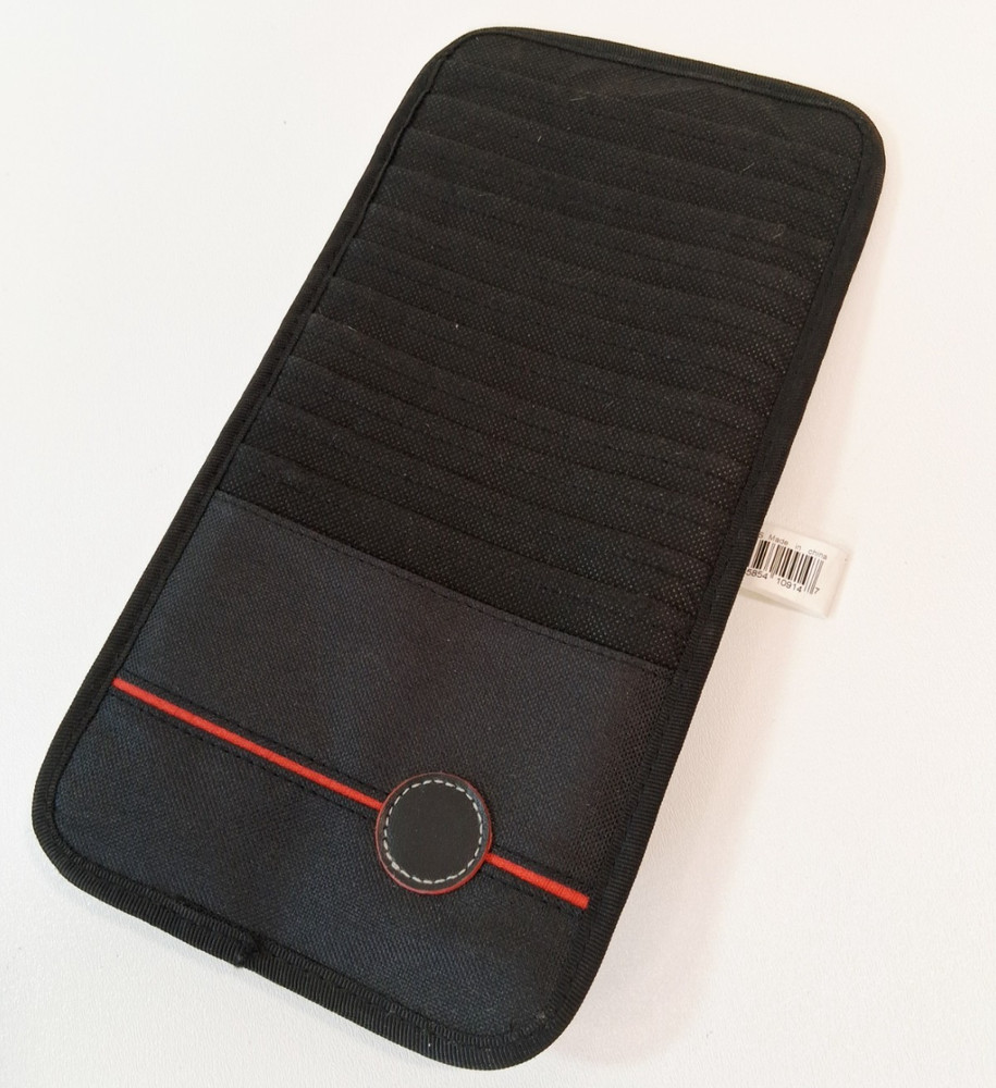 CASE LOGIC Black WINDOW VISOR CD CASE 12 Disc Capacity