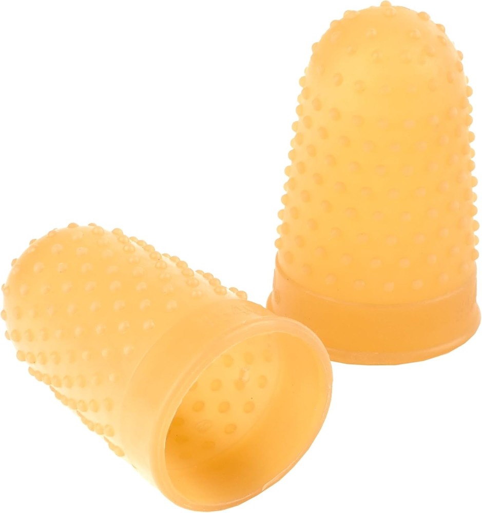 Textured Grip Rubber Finger Tips, 12 Pack Size 11.5 - Easy Handling Solution