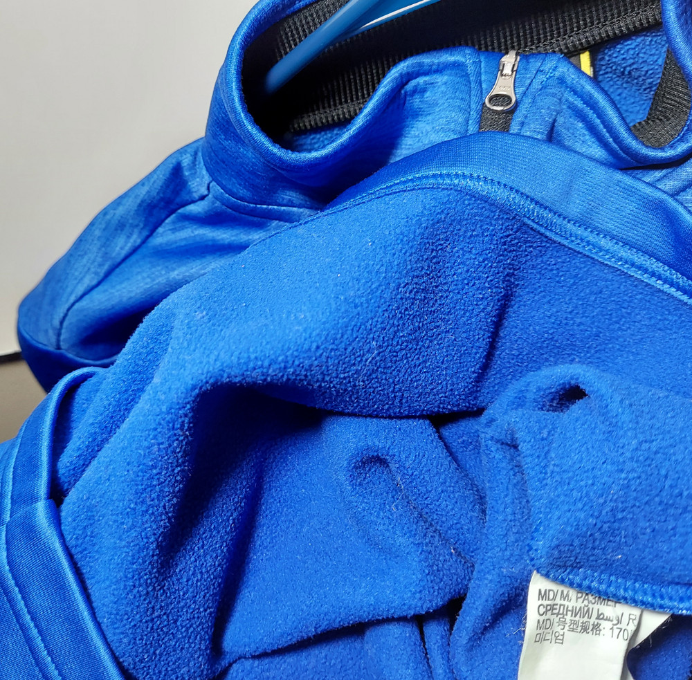 Under Armour Coldgear Jacket | 1/4 Zip Blue Polyester Outerwear | Mens Medium