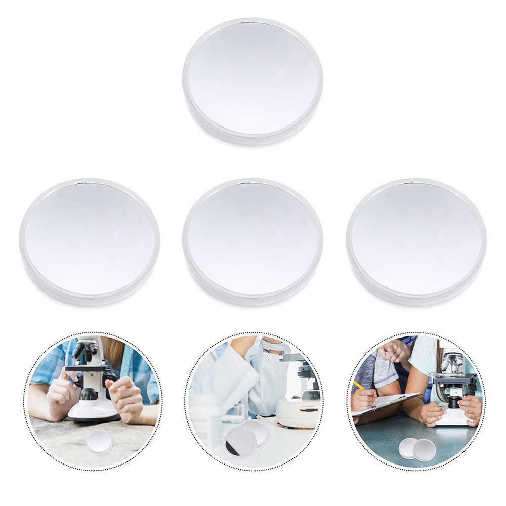 4 Pcs Reflecting Mirror Biological Microscope Reflector Accessories