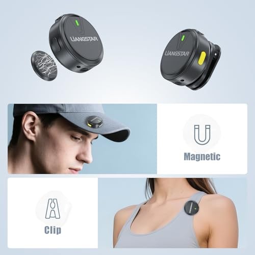 Wireless Lavalier Microphone for iPhone/Android, Mini Microphone with