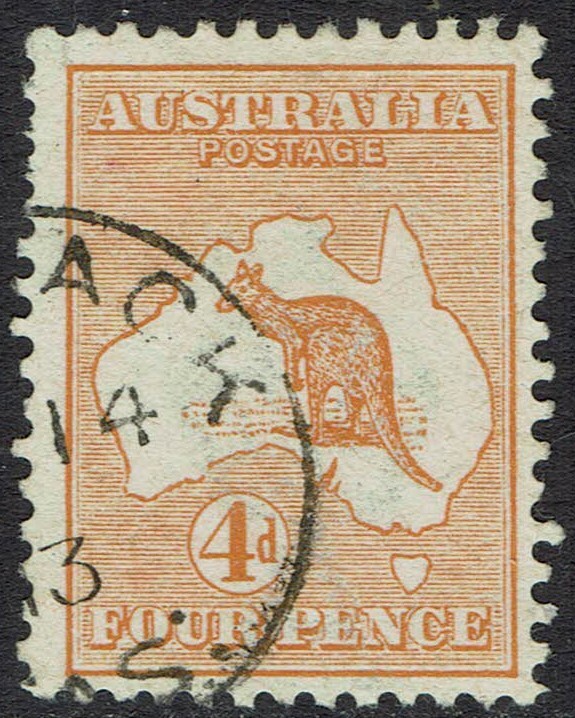 AUSTRALIA 1913 KANGAROO 4D USED