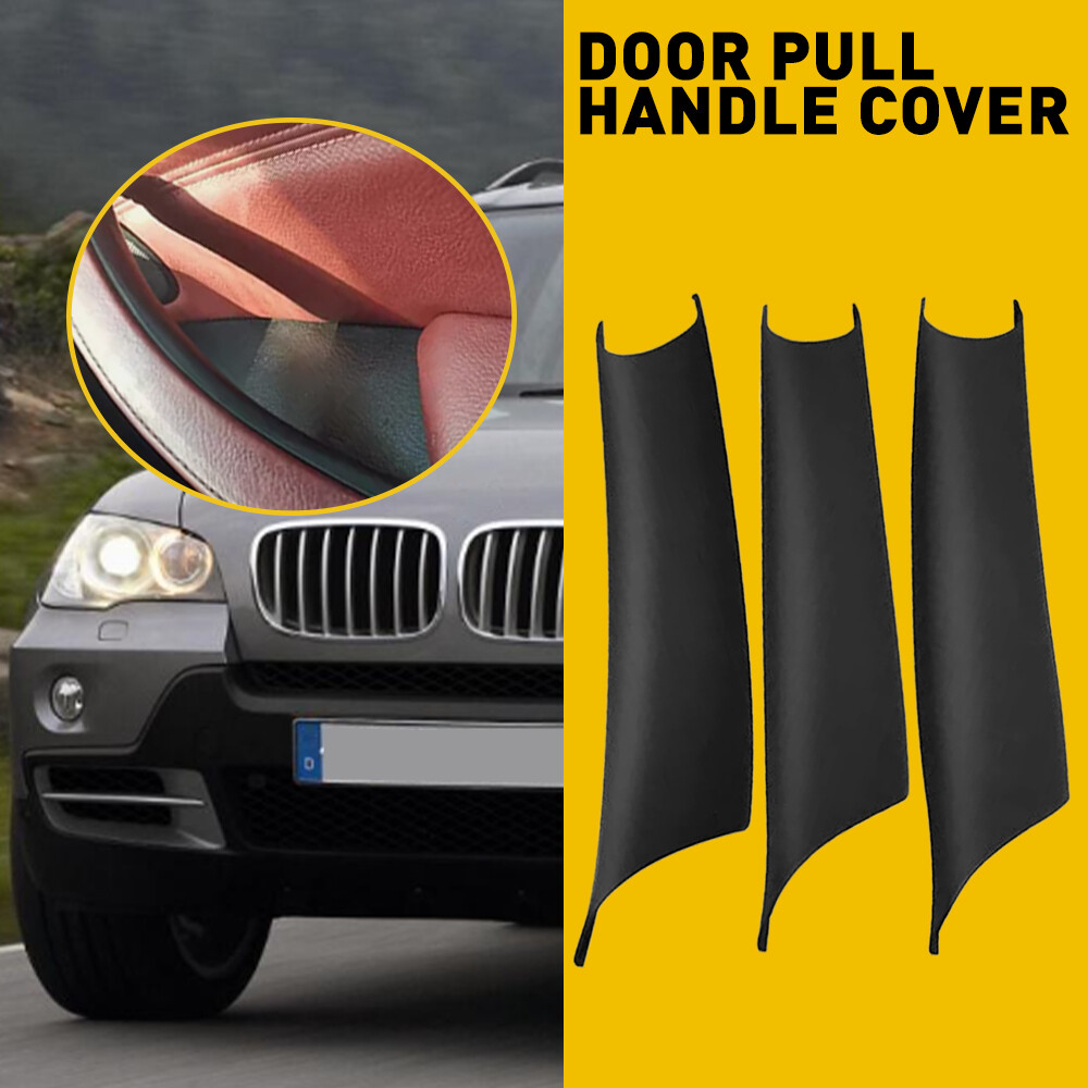 Inside Door Handle Panel Pull Trim Cover Kit For 2008-2013 BMW X5 E70 X6 E71 E72