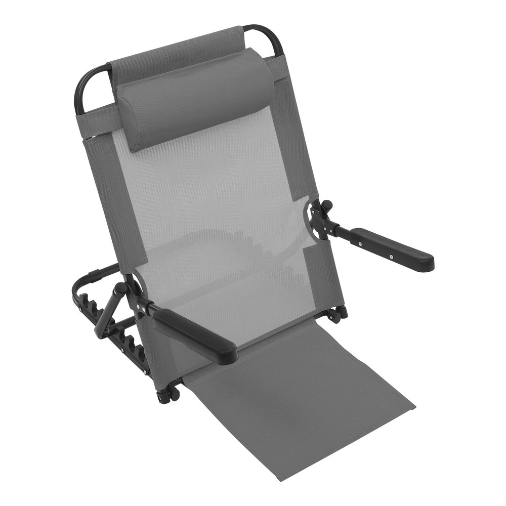 Lifting Bed Backrest Folding 40-90° Adjustable Sit up Back Rest with Armrest US