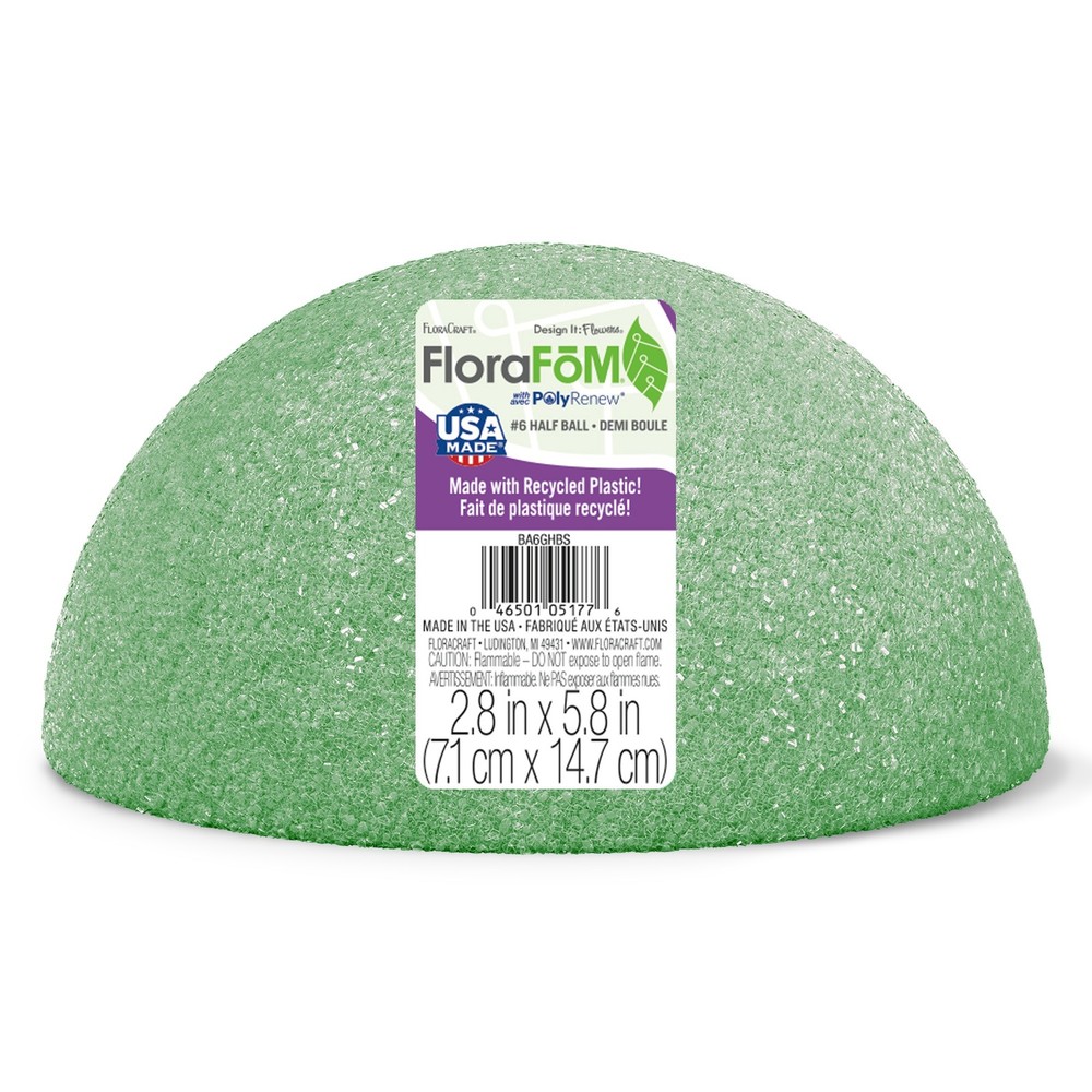 FloraCraft FloraFM Half Ball-2.8"X5.8"