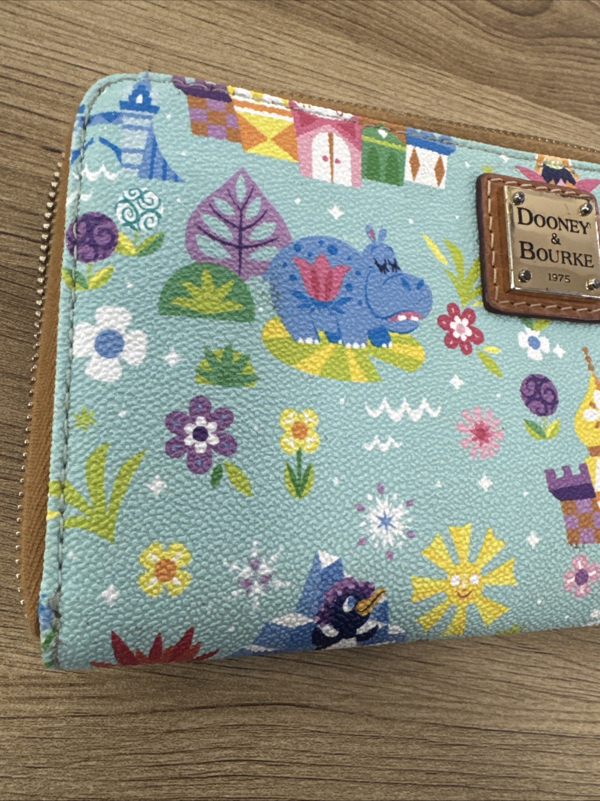 Dooney & Bourke x Disney 2019 It’s A Small World Wallet - Park Exclusive - Rare