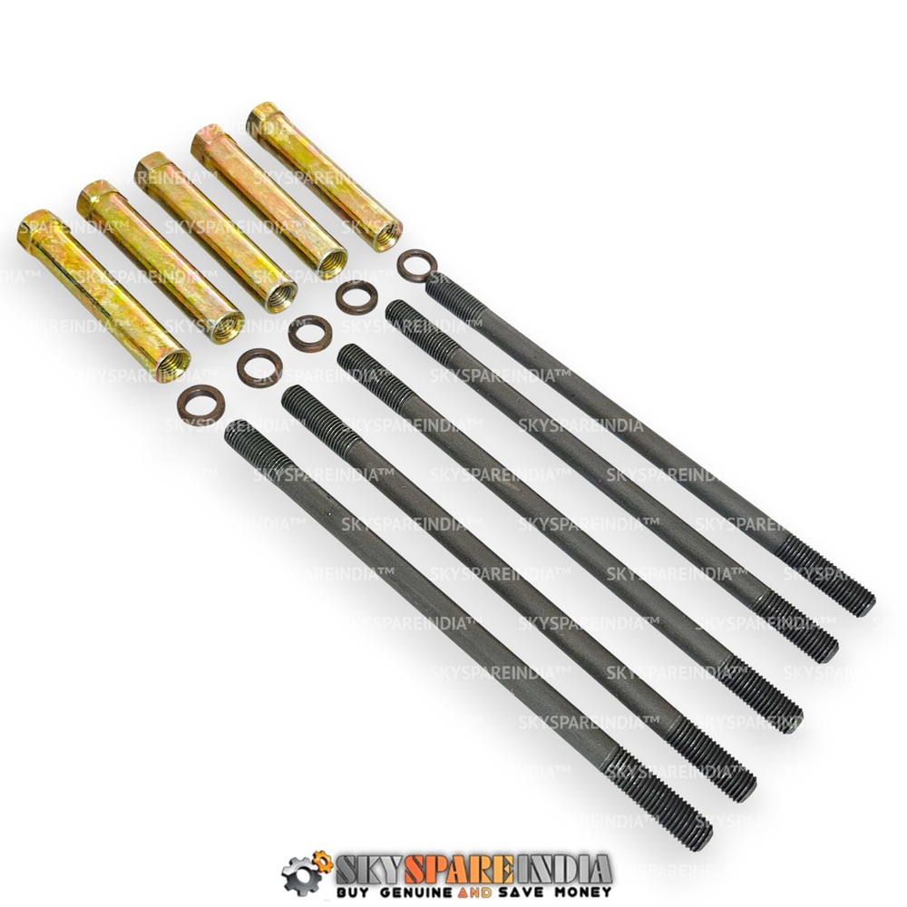 Cylinder Head Studs Kit Compatible With Royal Enfield Bullet