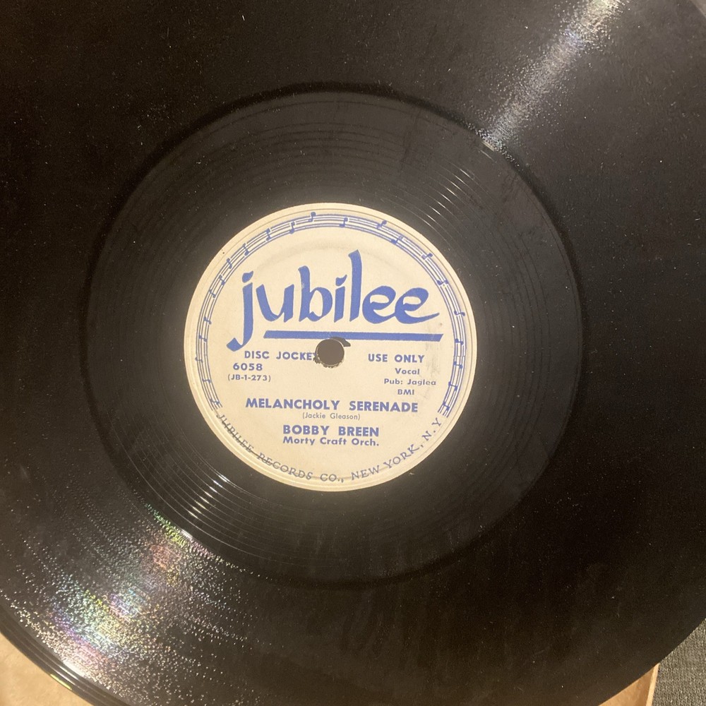 Signed 78 Record Bobby Breen Only Known Copy