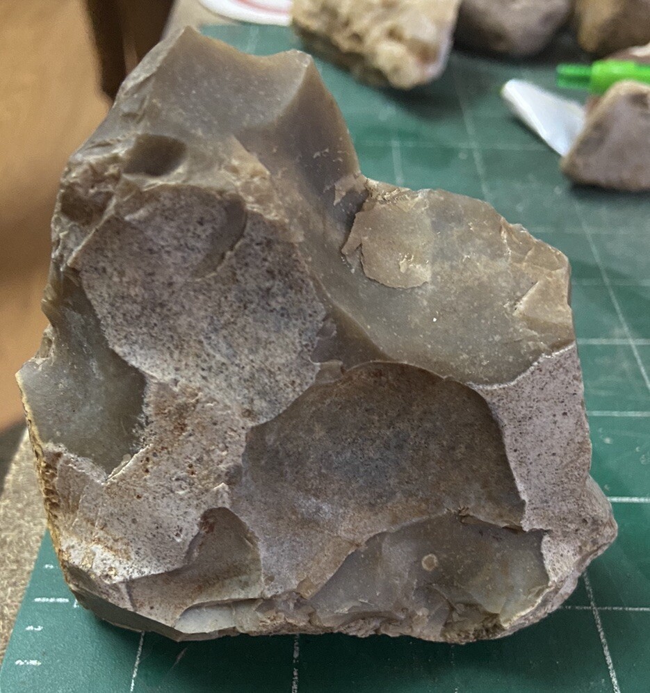 14.22oz Georgetown Flint Rock Quality Knapping Fire Making (Artifact?)